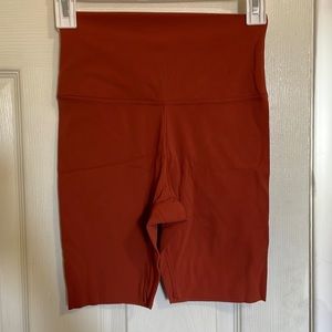 Nike - DRI-FIT - workout shorts - terracotta color - size S